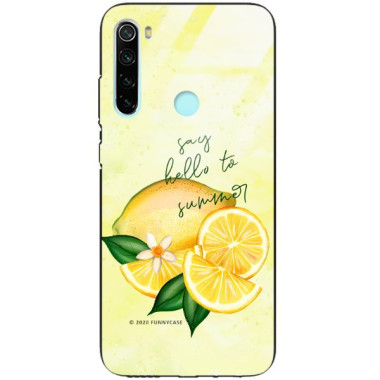 Etui Xiaomi REDMI NOTE 8, ST_LEMON26 Wzory - FunnyCase