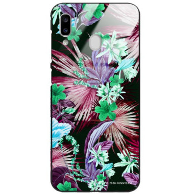 Etui Samsung GALAXY A20E, ST_DARK-JUNGLE12 Wzory - FunnyCase