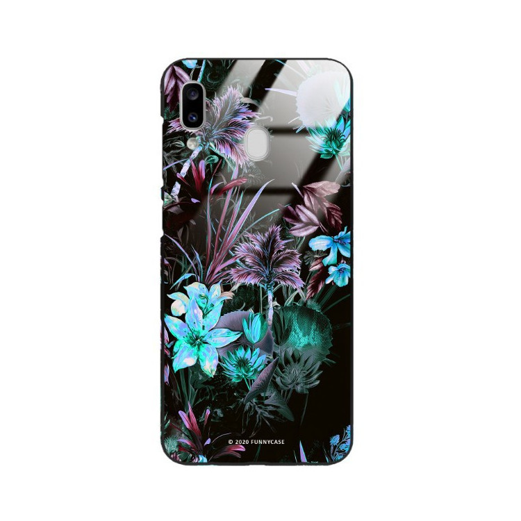 Etui Samsung GALAXY A20E, ST_DARK-JUNGLE9 Wzory - FunnyCase