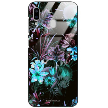 Etui Samsung GALAXY A20E, ST_DARK-JUNGLE9 Wzory - FunnyCase