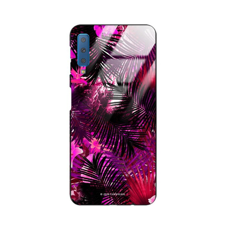 Etui Samsung GALAXY A7 2018, ST_DARK-JUNGLE10 Wzory - FunnyCase