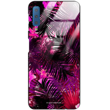 Etui Samsung GALAXY A7 2018, ST_DARK-JUNGLE10 Wzory - FunnyCase