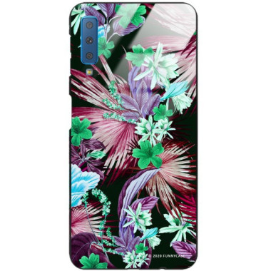 Etui Samsung GALAXY A7 2018, ST_DARK-JUNGLE12 Wzory - FunnyCase