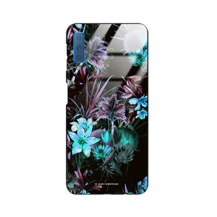 Etui Samsung GALAXY A7 2018, ST_DARK-JUNGLE9 Wzory - FunnyCase