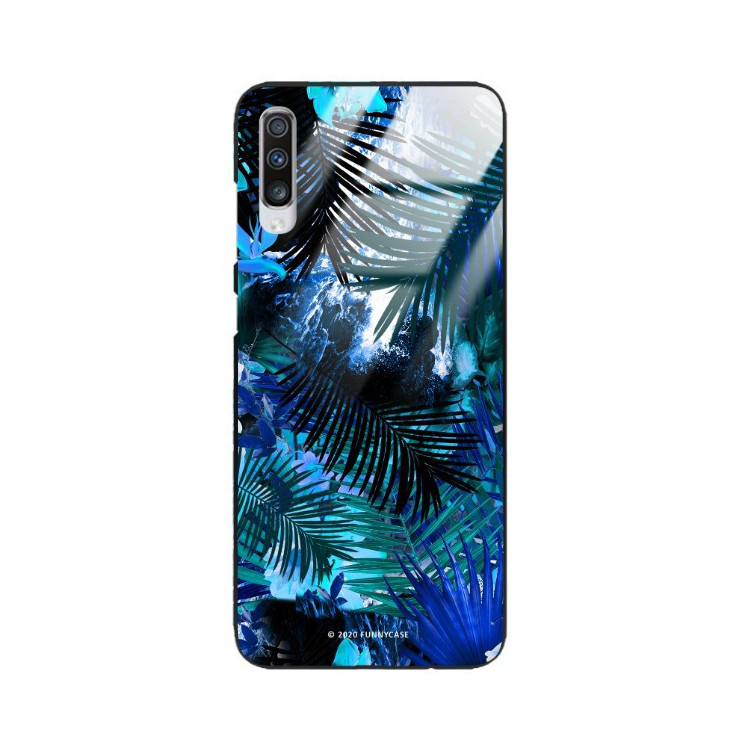 Etui Samsung GALAXY A70 / A70S, ST_DARK-JUNGLE1 Wzory - FunnyCase