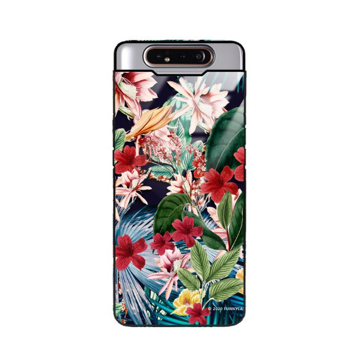 Etui Samsung GALAXY A80, ST_DARK-JUNGLE12 Wzory - FunnyCase