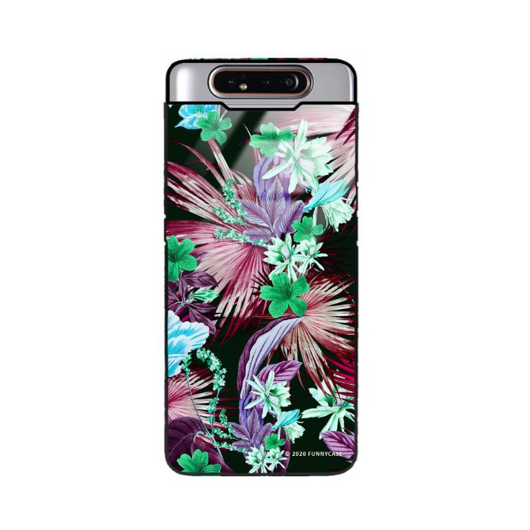 Etui Samsung GALAXY A80, ST_DARK-JUNGLE12 Wzory - FunnyCase