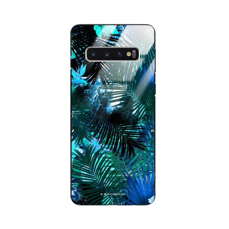 Etui Samsung GALAXY S10, ST_DARK-JUNGLE19 Wzory - FunnyCase