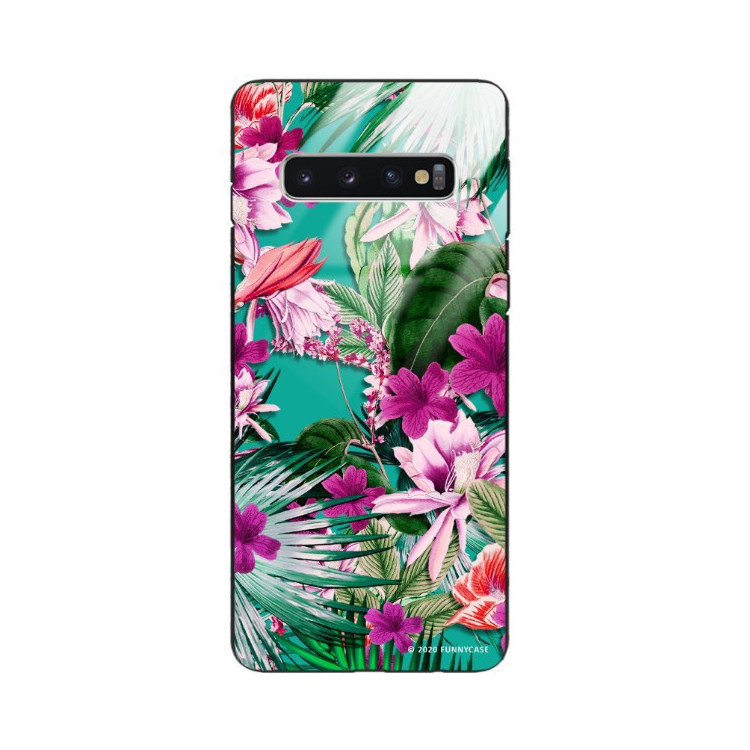 Etui Samsung GALAXY S10, ST_DARK-JUNGLE4 Wzory - FunnyCase