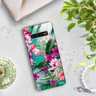 Etui Samsung GALAXY S10 PLUS, ST_DARK-JUNGLE4 Wzory - FunnyCase