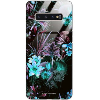 Etui Samsung GALAXY S10 PLUS, ST_DARK-JUNGLE9 Wzory - FunnyCase