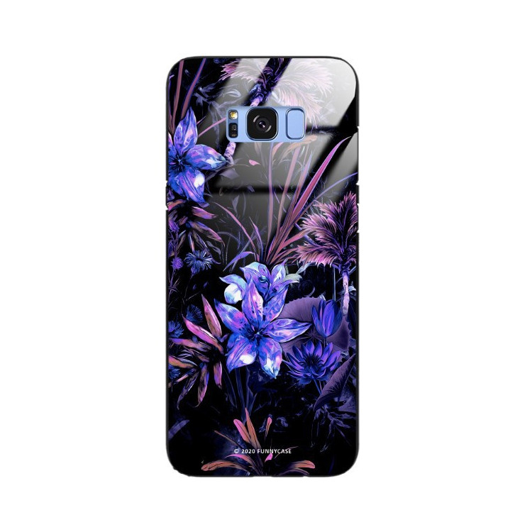 ETUI BLACK CASE GLASS NA TELEFON SAMSUNG GALAXY S8 PLUS ST_DARK-JUNGLE23