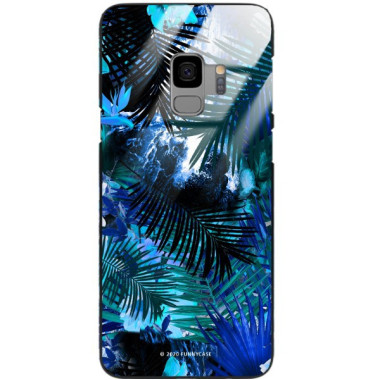 Etui Samsung GALAXY S9, ST_DARK-JUNGLE1 Wzory - FunnyCase