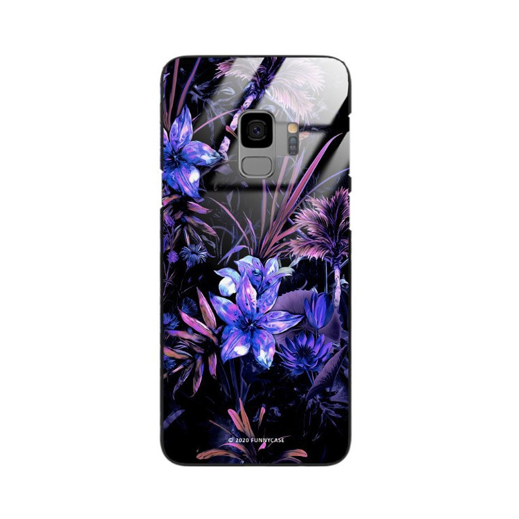 ETUI BLACK CASE GLASS NA TELEFON SAMSUNG GALAXY S9 ST_DARK-JUNGLE23