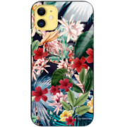 ETUI BLACK CASE GLASS NA TELEFON APPLE IPHONE 11 ST_DARK-JUNGLE12