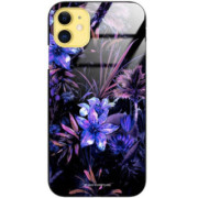 ETUI BLACK CASE GLASS NA TELEFON APPLE IPHONE 11 ST_DARK-JUNGLE23