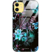 ETUI BLACK CASE GLASS NA TELEFON APPLE IPHONE 11 ST_DARK-JUNGLE9