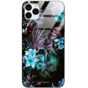 ETUI BLACK CASE GLASS NA TELEFON APPLE IPHONE 11 PRO ST_DARK-JUNGLE9