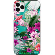 ETUI BLACK CASE GLASS NA TELEFON APPLE IPHONE 11 PRO MAX ST_DARK-JUNGLE4