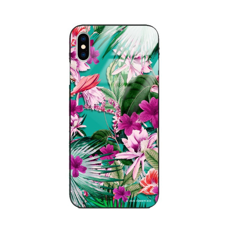 Etui Apple IPHONE X / XS, ST_DARK-JUNGLE4 Wzory - FunnyCase