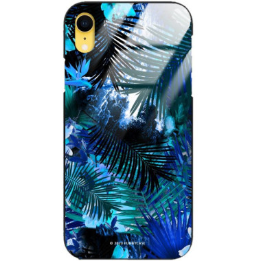 Etui Apple IPHONE XR, ST_DARK-JUNGLE1 Wzory - FunnyCase