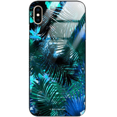 Etui Apple IPHONE XS MAX, ST_DARK-JUNGLE19 Wzory - FunnyCase