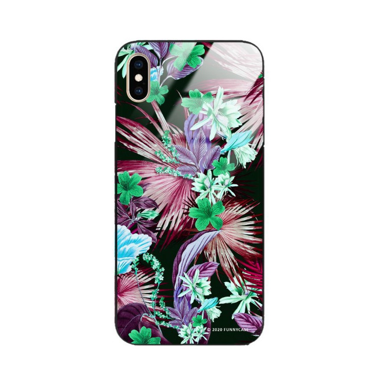 Etui Apple IPHONE XS MAX, ST_DARK-JUNGLE12 Wzory - FunnyCase