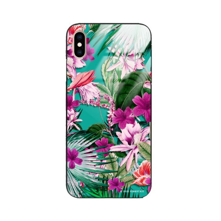 Etui Apple IPHONE XS MAX, ST_DARK-JUNGLE4 Wzory - FunnyCase