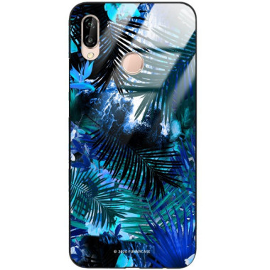 Etui Huawei P20 LITE, ST_DARK-JUNGLE1 Wzory - FunnyCase