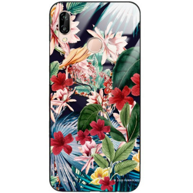 Etui Huawei P20 LITE, ST_DARK-JUNGLE12 Wzory - FunnyCase