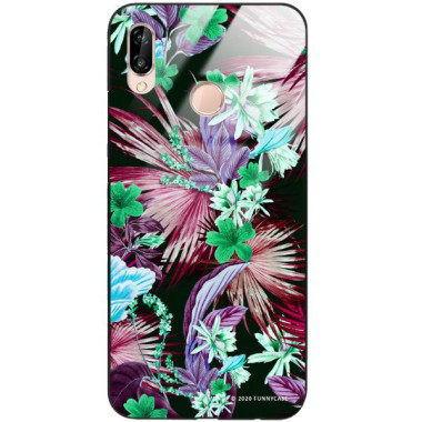 Etui Huawei P20 LITE, ST_DARK-JUNGLE12 Wzory - FunnyCase