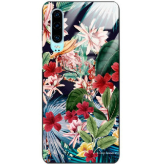 Etui Huawei P30, ST_DARK-JUNGLE12 Wzory - FunnyCase