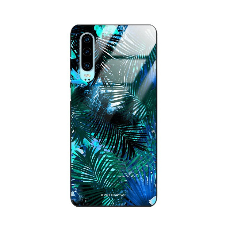 Etui Huawei P30, ST_DARK-JUNGLE19 Wzory - FunnyCase