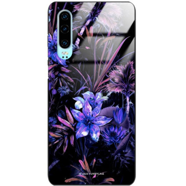 Etui Huawei P30, ST_DARK-JUNGLE23 Wzory - FunnyCase