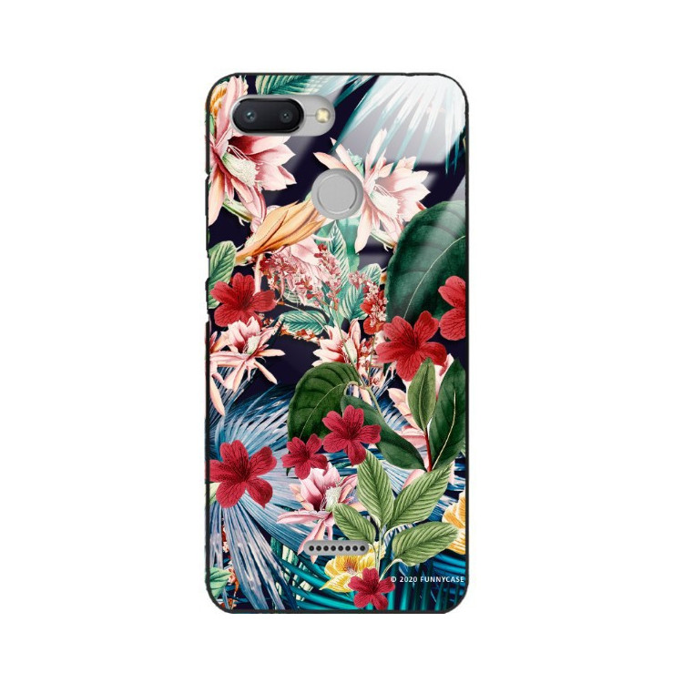 ETUI BLACK CASE GLASS NA TELEFON XIAOMI REDMI 6 ST_DARK-JUNGLE12