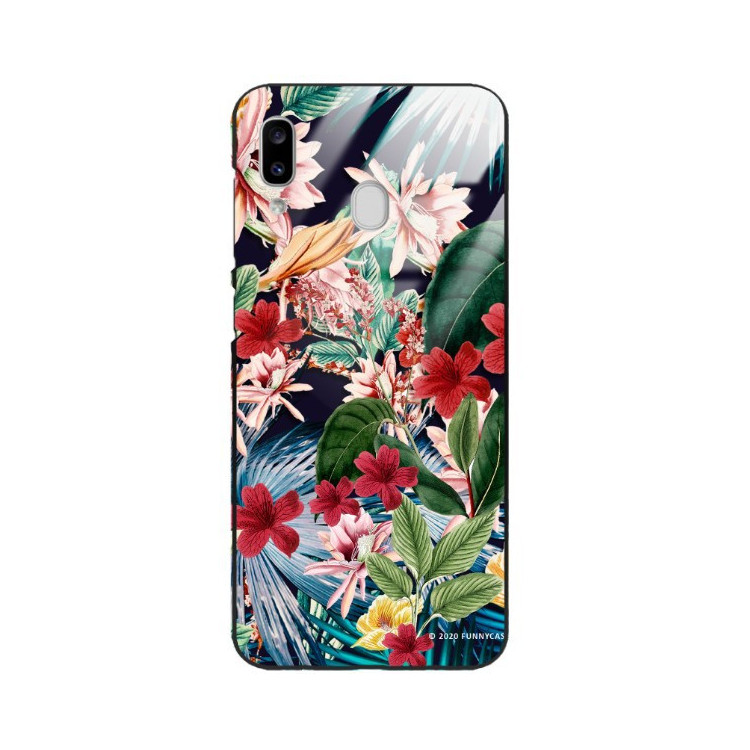 Etui Samsung GALAXY A20E, ST_DARK-JUNGLE12 Wzory - FunnyCase