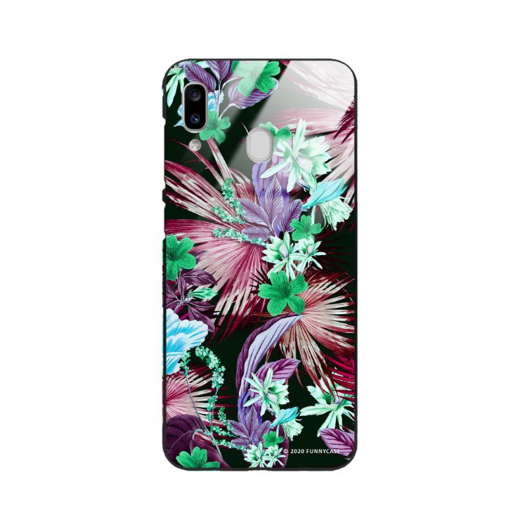 Etui Samsung GALAXY A20E, ST_DARK-JUNGLE12 Wzory - FunnyCase