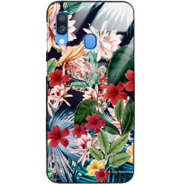 Etui Samsung GALAXY A40, ST_DARK-JUNGLE12 Wzory - FunnyCase