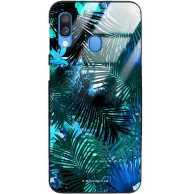 Etui Samsung GALAXY A40, ST_DARK-JUNGLE19 Wzory - FunnyCase