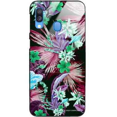 Etui Samsung GALAXY A40, ST_DARK-JUNGLE12 Wzory - FunnyCase