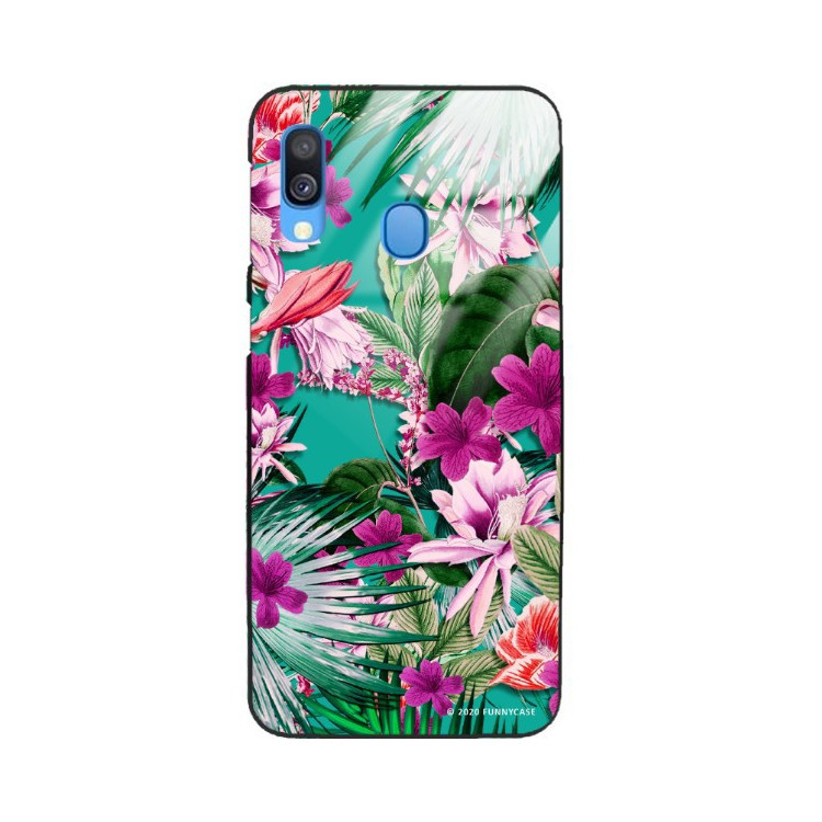 Etui Samsung GALAXY A40, ST_DARK-JUNGLE4 Wzory - FunnyCase