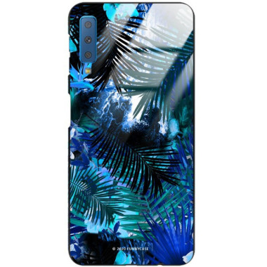 Etui Samsung GALAXY A7 2018, ST_DARK-JUNGLE1 Wzory - FunnyCase