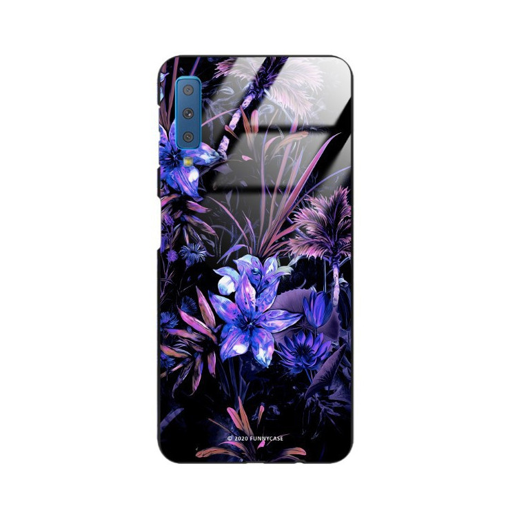 Etui Samsung GALAXY A7 2018, ST_DARK-JUNGLE23 Wzory - FunnyCase