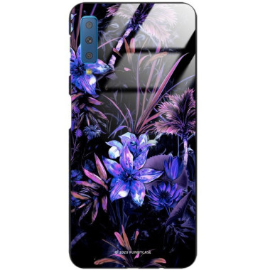 Etui Samsung GALAXY A7 2018, ST_DARK-JUNGLE23 Wzory - FunnyCase