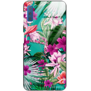 Etui Samsung GALAXY A7 2018, ST_DARK-JUNGLE4 Wzory - FunnyCase