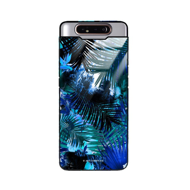 Etui Samsung GALAXY A80, ST_DARK-JUNGLE1 Wzory - FunnyCase