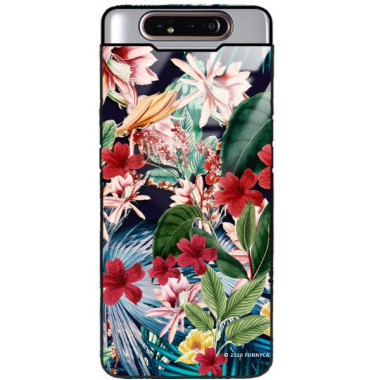 Etui Samsung GALAXY A80, ST_DARK-JUNGLE12 Wzory - FunnyCase