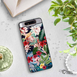 Etui Samsung GALAXY A80, ST_DARK-JUNGLE12 Wzory - FunnyCase