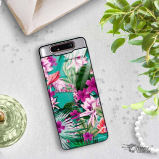 Etui Samsung GALAXY A80, ST_DARK-JUNGLE4 Wzory - FunnyCase