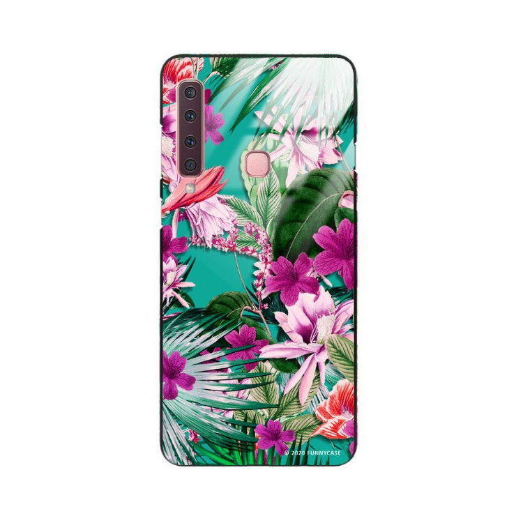 ETUI BLACK CASE GLASS NA TELEFON SAMSUNG GALAXY A9 2018 ST_DARK-JUNGLE4